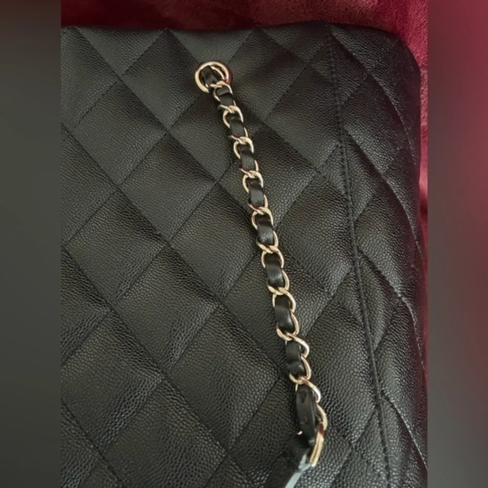CHANEL• 23P Large Shopping‎ Tote like new full set
